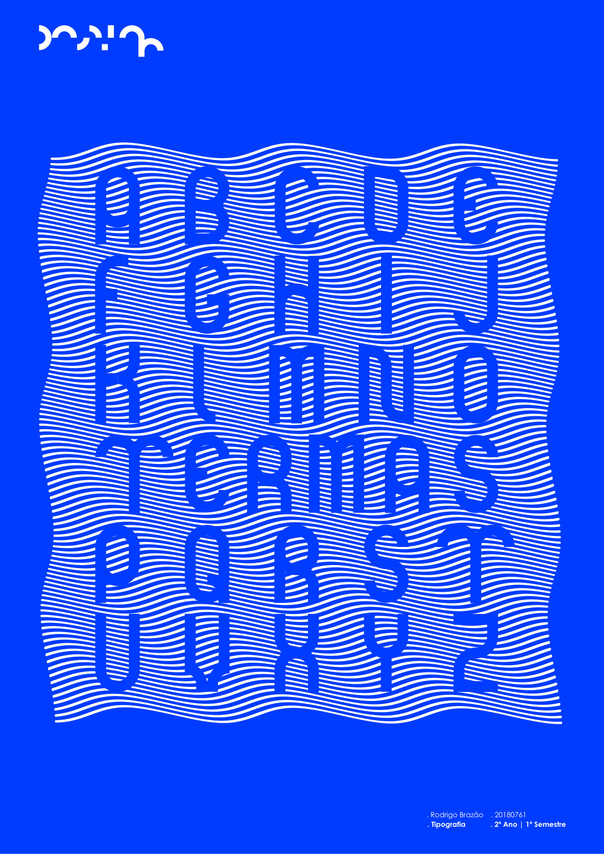 Cartaz Tipográfico | Termas de Portugal