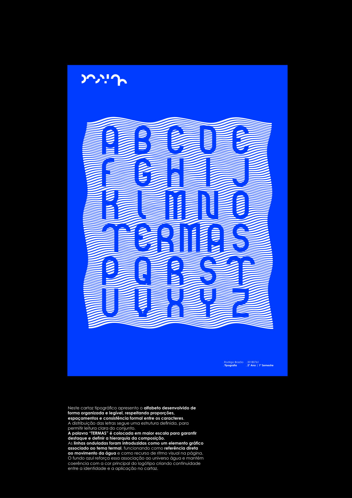 Cartaz Tipográfico | Termas de Portugal