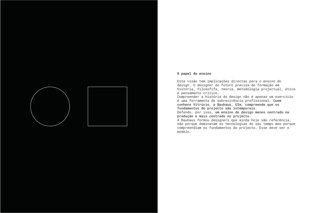 Design 0.1 | Um Regresso à Origem