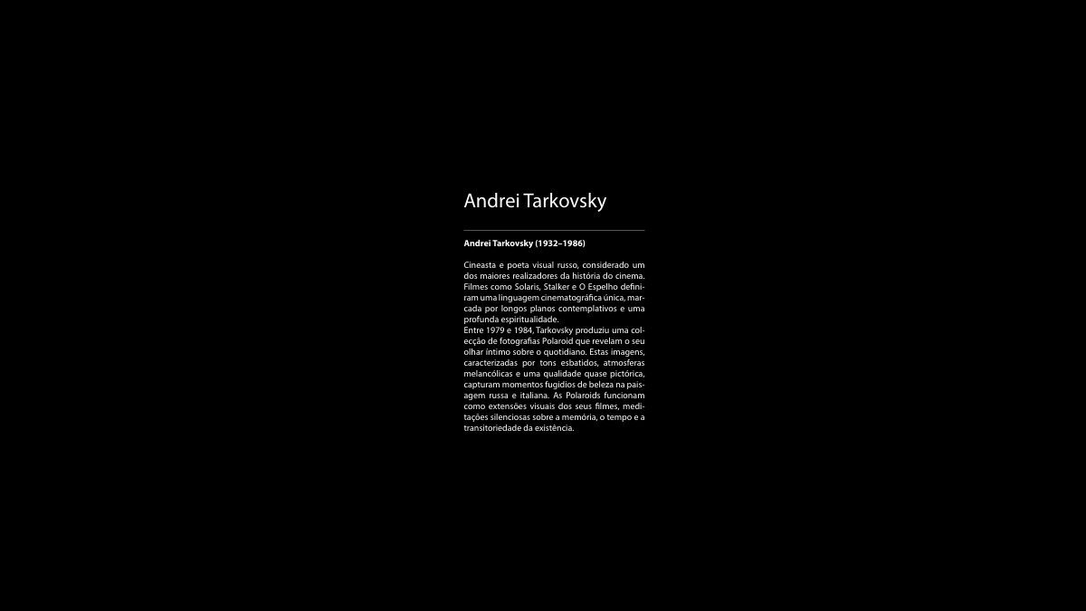 Catálogo Digital | Tarkovsky / Parr