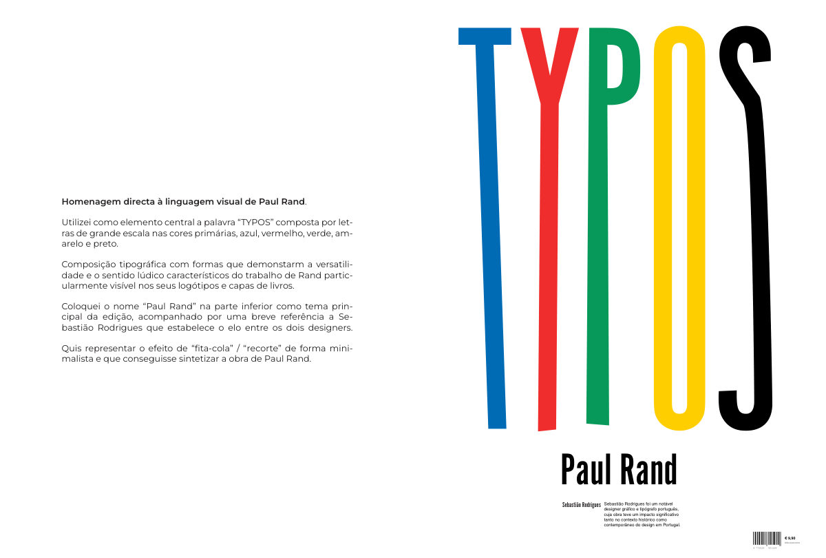 Revista Typos | Paul Rand / Sebastião Rodrigues