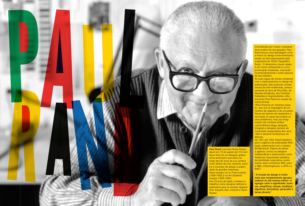 Revista Typos | Paul Rand / Sebastião Rodrigues