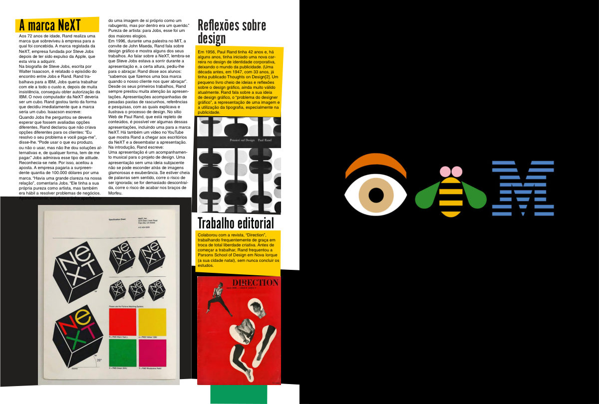 Revista Typos | Paul Rand / Sebastião Rodrigues